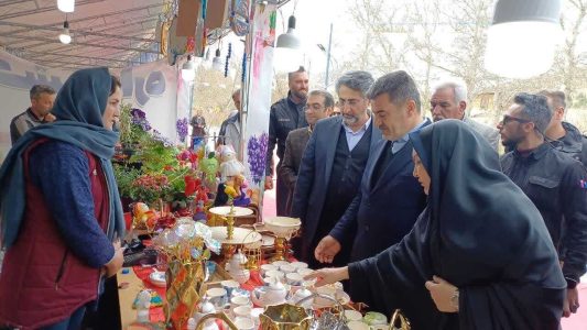 نمایشگاه صنایع‌دستی و سوغات در دهکده تفریحی باغستان افتتاح شد - خبرگزاری مهر | اخبار ایران و جهان